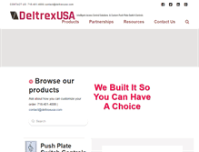 Tablet Screenshot of deltrexusa.com